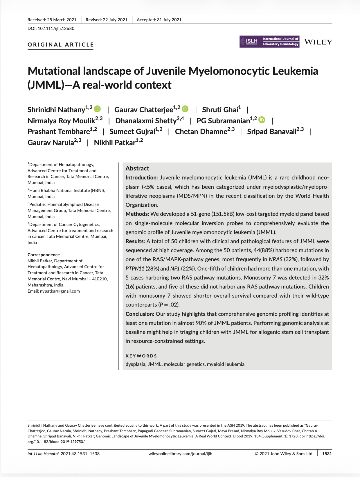 2021 Nathany et al IJLH